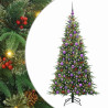 Árbol de Navidad artificial con ramas articuladas Verde 180 cm 2