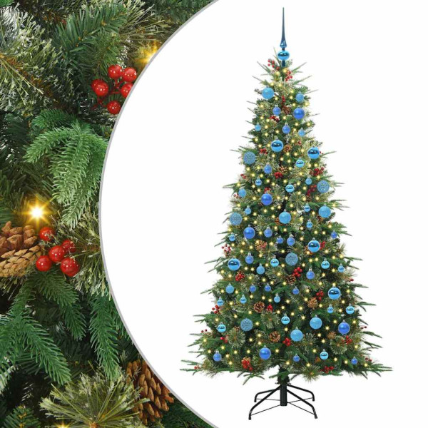 Árbol de Navidad artificial con ramas articuladas Verde 180 cm M 2