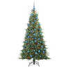 Árbol de Navidad artificial con ramas articuladas Verde 180 cm 3