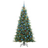 Árbol de Navidad artificial con ramas articuladas Verde 180 cm 4