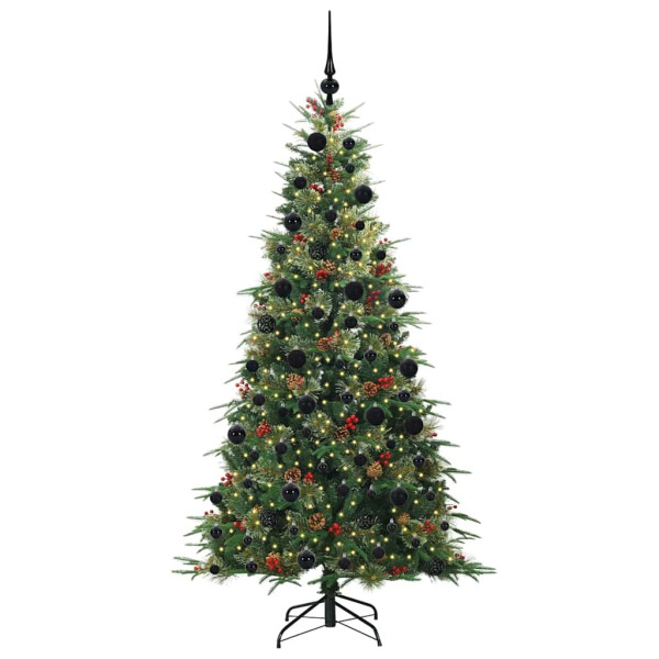 Árbol de Navidad artificial con ramas articuladas Verde 210 cm M 3