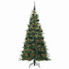Árbol de Navidad artificial con ramas articuladas Verde 210 cm 4