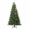 Árbol de Navidad artificial con ramas articuladas Verde 210 cm 5