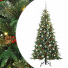 Árbol de Navidad artificial con ramas articuladas Verde 210 cm 2