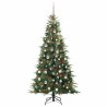 Árbol de Navidad artificial con ramas articuladas Verde 210 cm 4