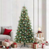 Árbol de Navidad artificial con ramas articuladas Verde 210 cm 1