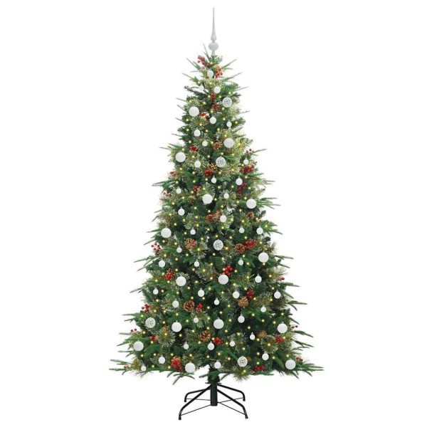 Árbol de Navidad artificial con ramas articuladas Verde 210 cm M 3