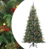 Árbol de Navidad artificial con ramas articuladas Verde 210 cm 2