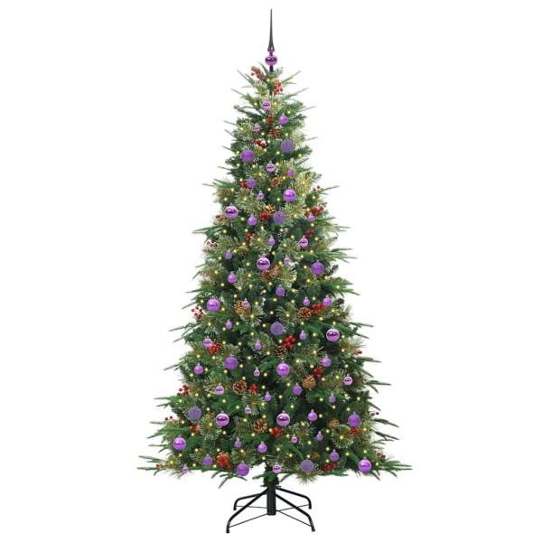 Árbol de Navidad artificial con ramas articuladas Verde 210 cm M 3