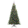 Árbol de Navidad artificial con ramas articuladas Verde 210 cm 4
