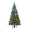 Árbol de Navidad artificial con ramas articuladas Verde 210 cm 3