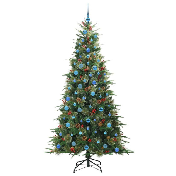 Árbol de Navidad artificial con ramas articuladas Verde 210 cm M 4