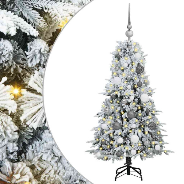 Árbol de Navidad artificial con ramas articuladas Verde 120 cm M 2