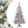 Árbol de Navidad artificial con ramas articuladas Verde 120 cm 2