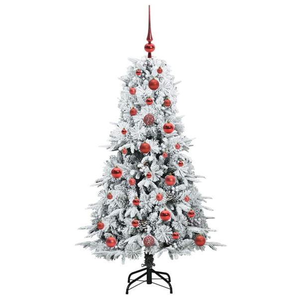 Árbol de Navidad artificial con ramas articuladas Verde 120 cm M 4