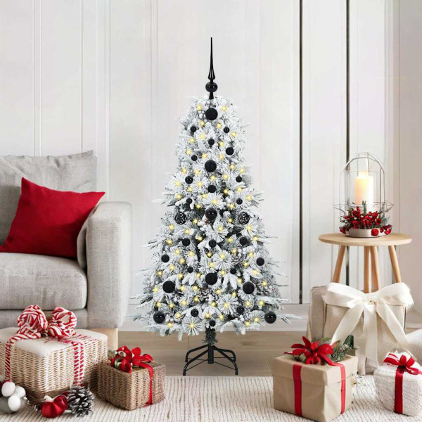 Árbol de Navidad artificial con ramas articuladas Verde 120 cm D