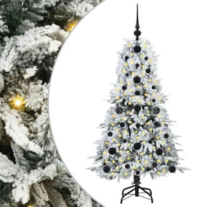 Árbol de Navidad artificial con ramas articuladas Verde 120 cm H