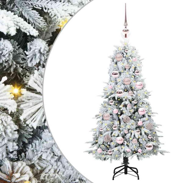 Árbol de Navidad artificial con ramas articuladas Verde 120 cm M 2