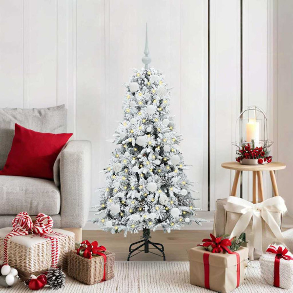 Árbol de Navidad artificial con ramas articuladas Verde 120 cm D