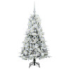 Árbol de Navidad artificial con ramas articuladas Verde 120 cm 3