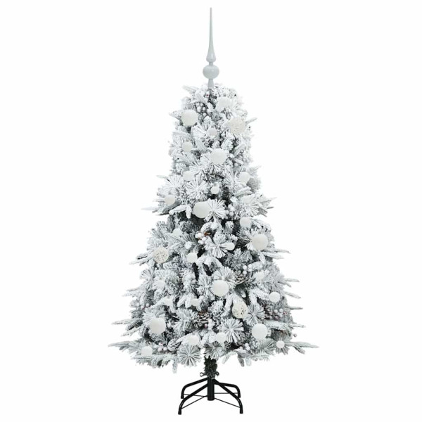 Árbol de Navidad artificial con ramas articuladas Verde 120 cm M 4