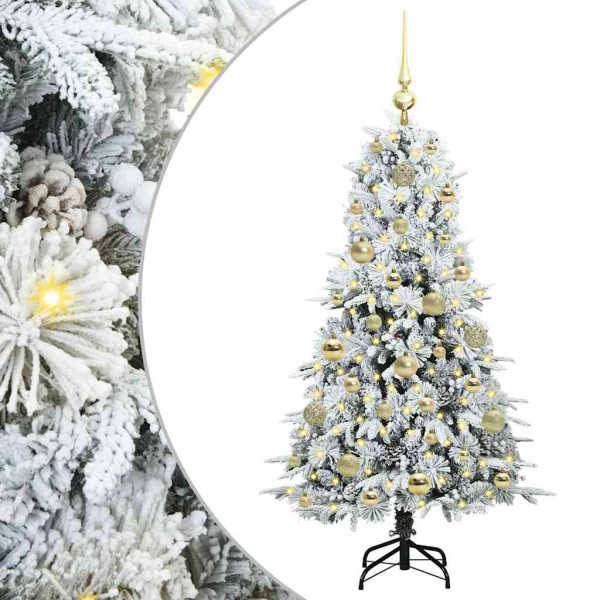 Árbol de Navidad artificial con ramas articuladas Verde 120 cm M 2