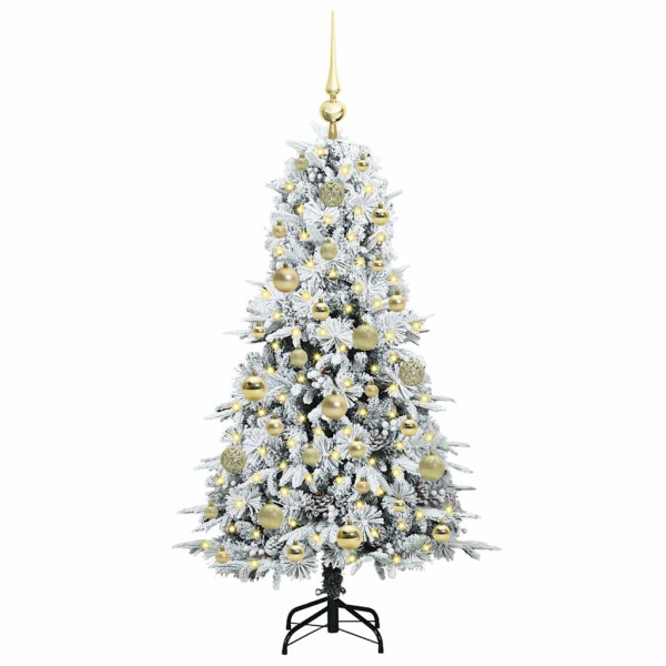 Árbol de Navidad artificial con ramas articuladas Verde 120 cm M 3
