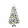 Árbol de Navidad artificial con ramas articuladas Verde 120 cm 3