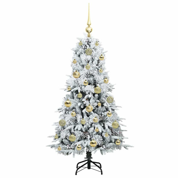 Árbol de Navidad artificial con ramas articuladas Verde 120 cm M 4