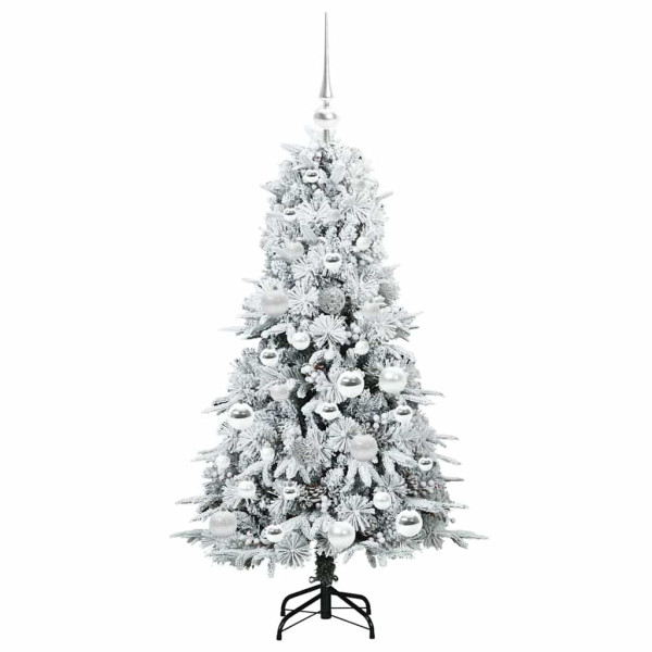 Árbol de Navidad artificial con ramas articuladas Verde 120 cm M 4