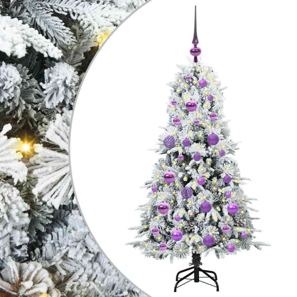 Árbol de Navidad artificial con ramas articuladas Verde 120 cm M 2