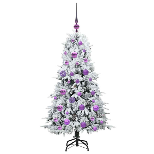 Árbol de Navidad artificial con ramas articuladas Verde 120 cm M 4