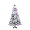 Árbol de Navidad artificial con ramas articuladas Verde 120 cm 4