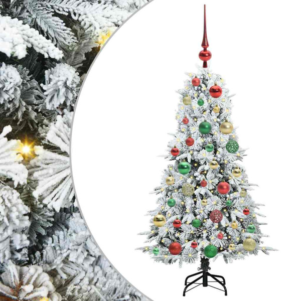 Árbol de Navidad artificial con ramas articuladas Verde 120 cm M 2