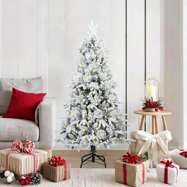 Árbol de Navidad artificial con ramas articuladas Verde 150 cm D