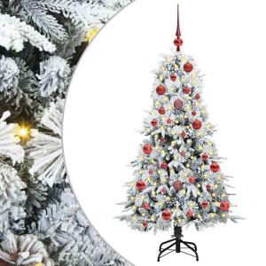 Árbol de Navidad artificial con ramas articuladas Verde 150 cm H