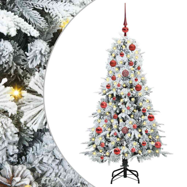 Árbol de Navidad artificial con ramas articuladas Verde 150 cm M 2