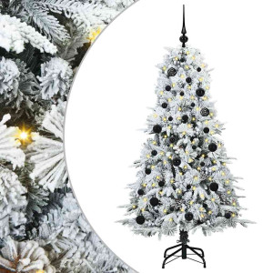 Árbol de Navidad artificial con ramas articuladas Verde 150 cm H