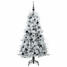 Árbol de Navidad artificial con ramas articuladas Verde 150 cm 4