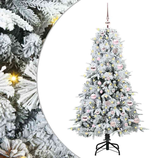 Árbol de Navidad artificial con ramas articuladas Verde 150 cm D