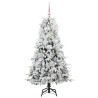 Árbol de Navidad artificial con ramas articuladas Verde 150 cm 2