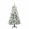 Árbol de Navidad artificial con ramas articuladas Verde 150 cm 3