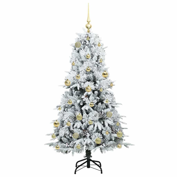 Árbol de Navidad artificial con ramas articuladas Verde 150 cm M 4