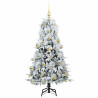 Árbol de Navidad artificial con ramas articuladas Verde 150 cm 4