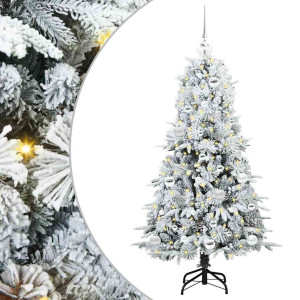 Árbol de Navidad artificial con ramas articuladas Verde 150 cm H