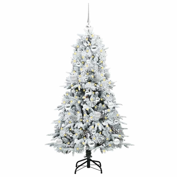 Árbol de Navidad artificial con ramas articuladas Verde 150 cm M 3