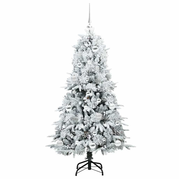 Árbol de Navidad artificial con ramas articuladas Verde 150 cm M 4