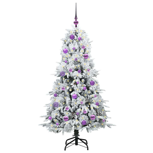 Árbol de Navidad artificial con ramas articuladas Verde 150 cm M 3