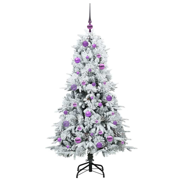 Árbol de Navidad artificial con ramas articuladas Verde 150 cm M 4