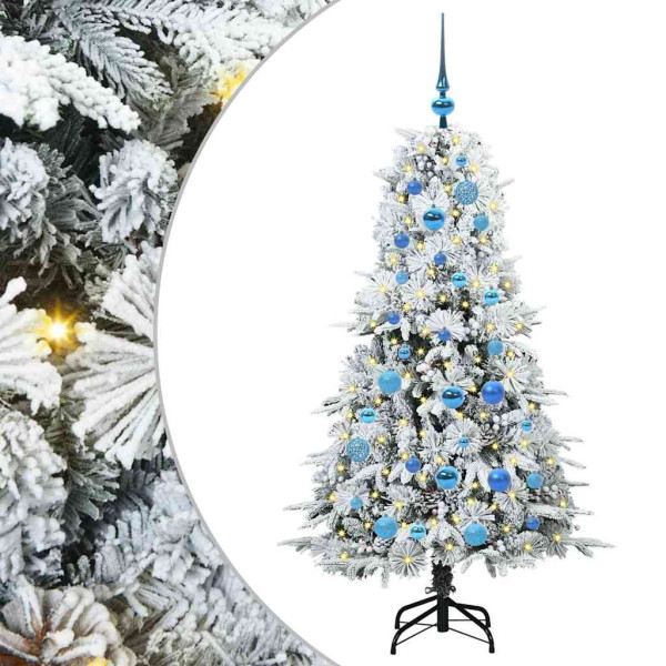 Árbol de Navidad artificial con ramas articuladas Verde 150 cm M 2